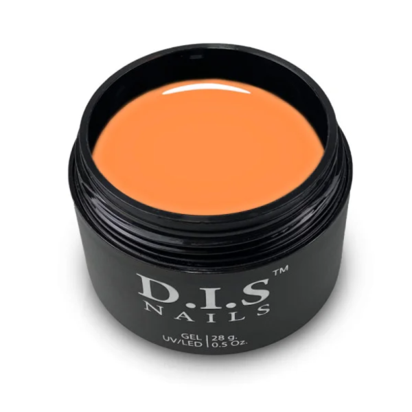 DIS Nails Hard Orange - конструирующий гель, оранжевый, 28 г