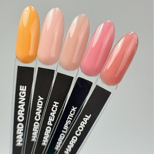 DIS Nails Hard Orange - конструирующий гель, оранжевый, 28 г