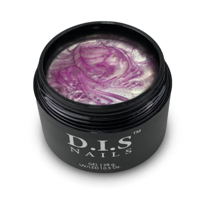 DIS Nails Hard Pearl Rose - конструирующий гель, перламутровый нежно-розовый, 28 г