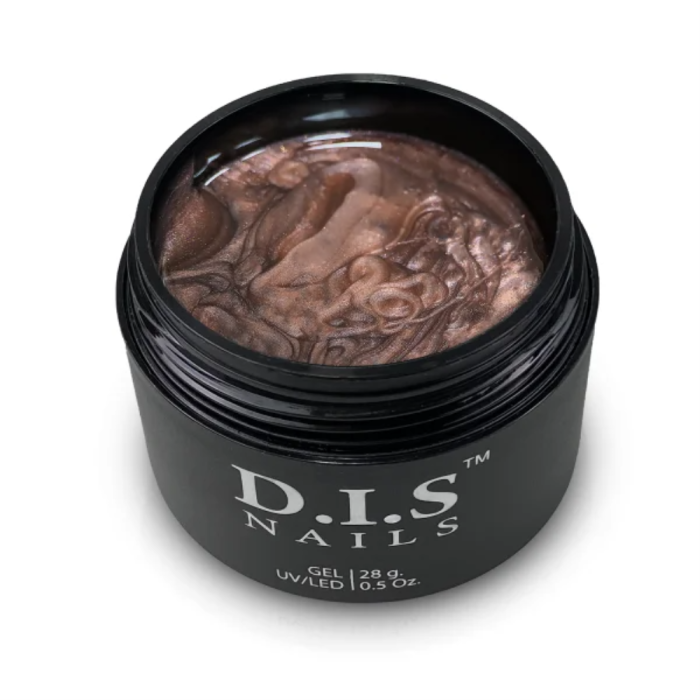 DIS Nails Hard Pearl Copper - конструюючий гель, перламутровий карамельний, 28 г
