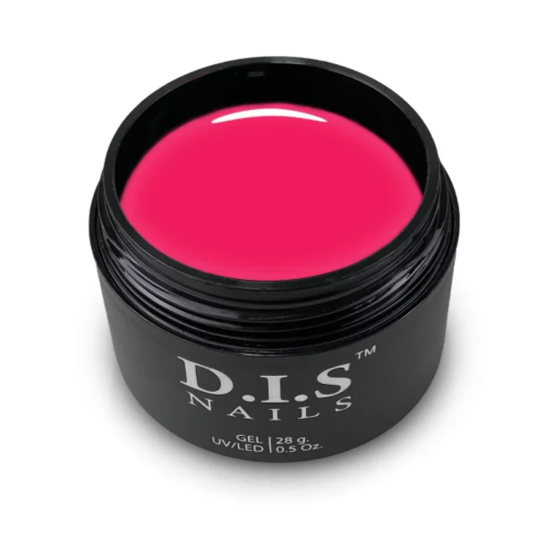 DIS Nails Hard Neon Pink - конструирующий гель, розовый неон, 28 г