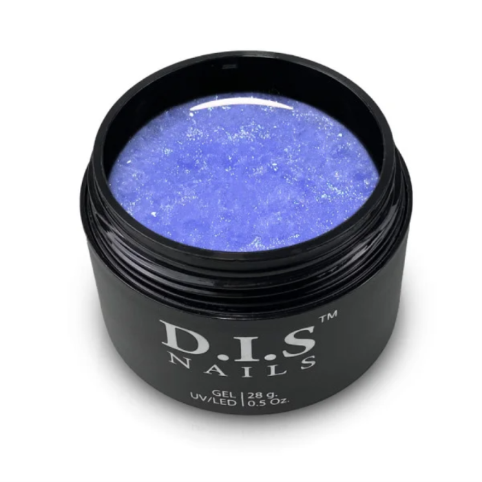 DIS Nails Hard Blue & Shimmer - конструирующий гель, нежно-голубой с шиммером, 28 г