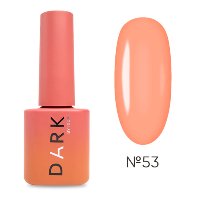 Гель-лак DARK Gel Polish №053, кораллово-персиковый, 10 мл