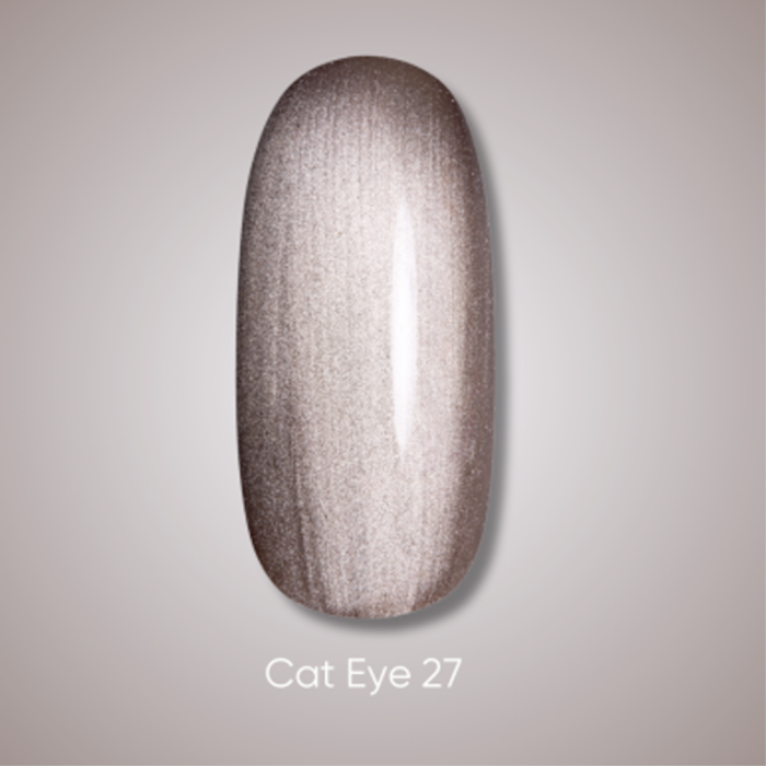 Гель-лак кошачий глаз DARK Gel Polish Cat Eye №27, розово-карамельный, 10 мл