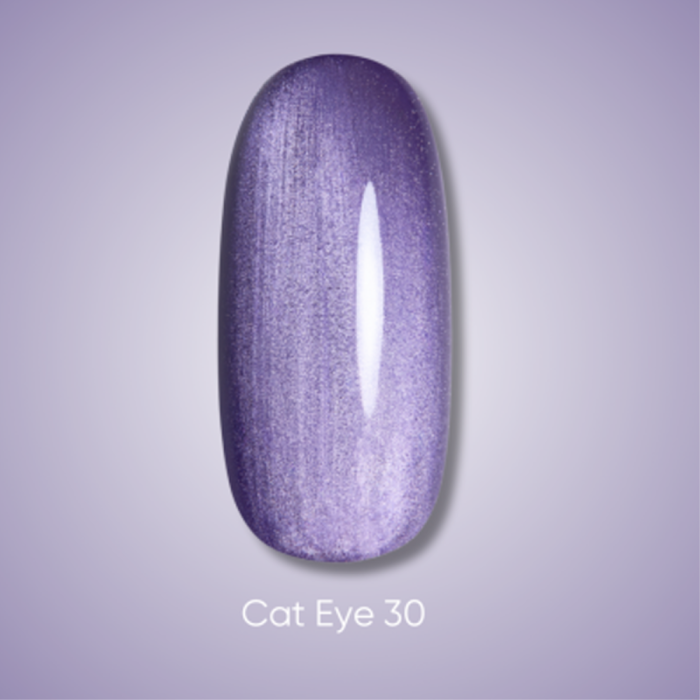 Гель-лак кошачий глаз DARK Gel Polish Cat Eye №30, фиолетовый, 10 мл