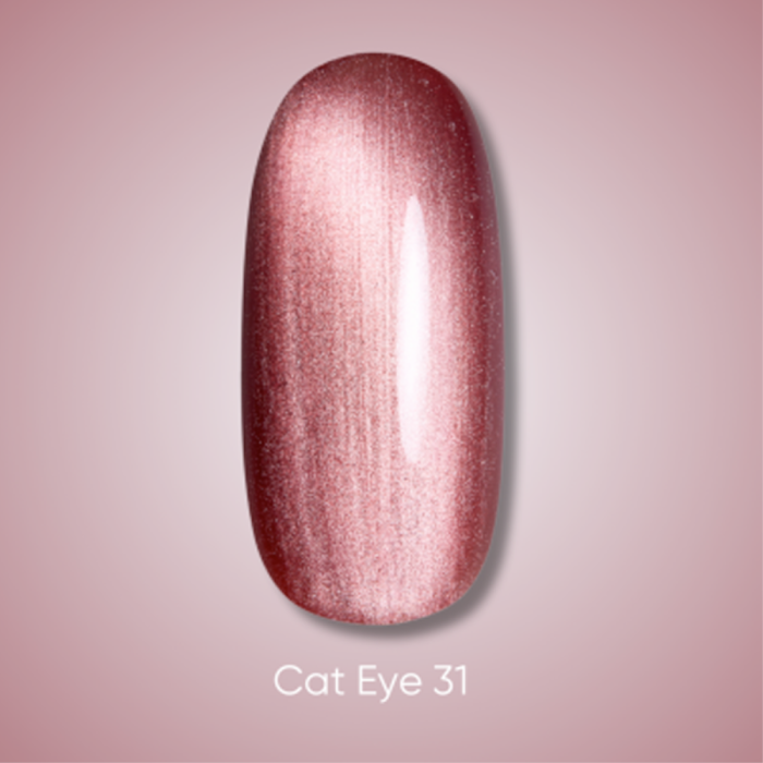 Гель-лак кошачий глаз DARK Gel Polish Cat Eye №31, красный, 10 мл
