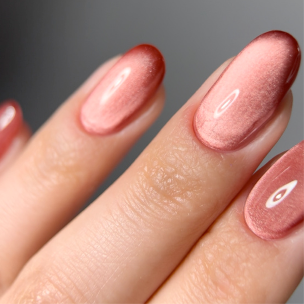 Гель-лак кошачий глаз DARK Gel Polish Cat Eye №31, красный, 10 мл
