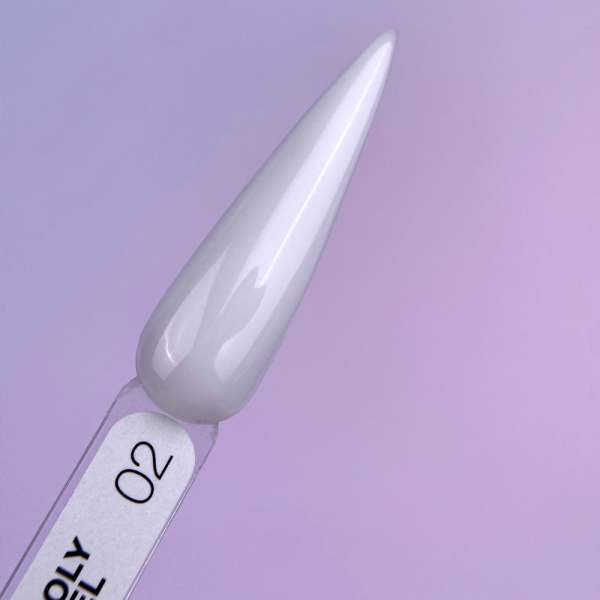 LUNA Poly Gel №02 - полигель для наращивания, молочный, 30 мл