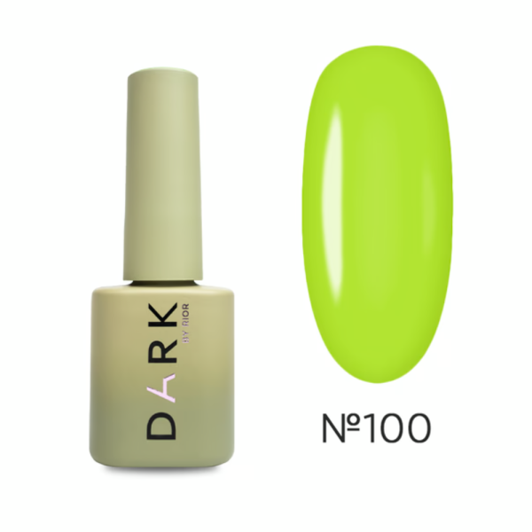Гель-лак DARK Gel Polish №100, салатовый, 6 мл