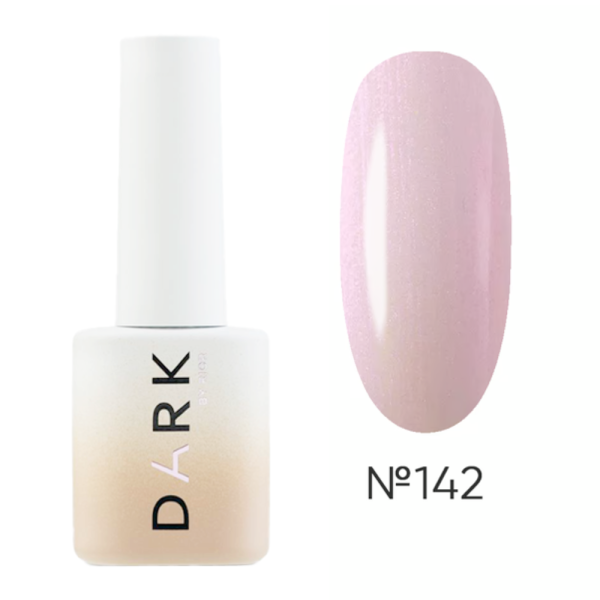 Гель-лак DARK Gel Polish №142, перламутровый розовый, 6 мл