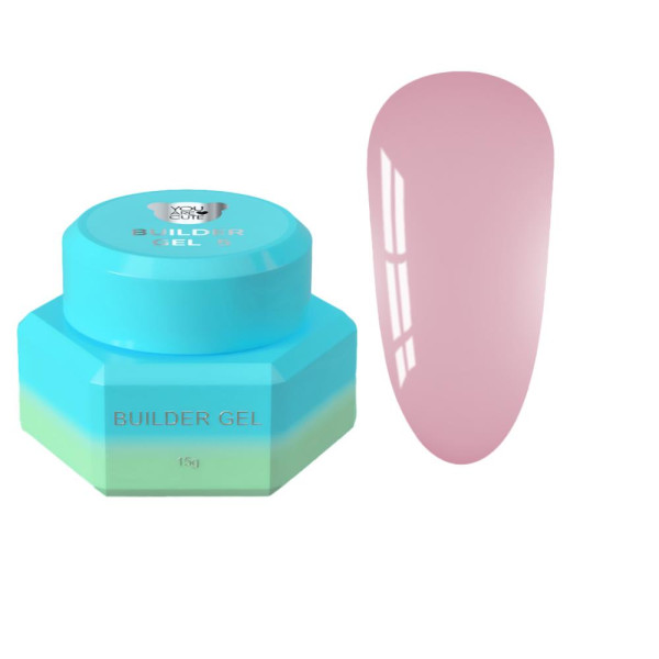 Конструюючий гель You Are Cute Builder Gel №05, карамельно-рожевий, 15 мл