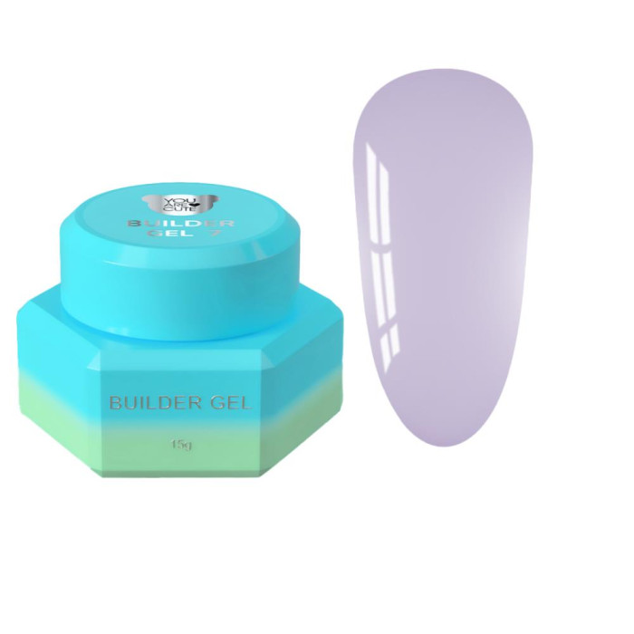 Конструюючий гель You Are Cute Builder Gel №07, світла бузок, 15 мл