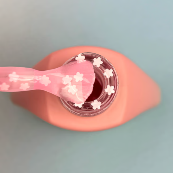 You Are Cute Bottle Gel №22 - рідкий гель, рожевий з білими квіточками, 5 мл