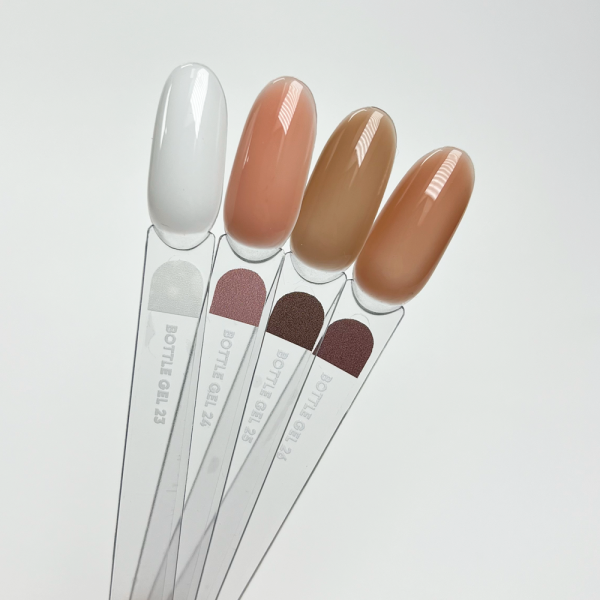 NAILSOFTHEDAY Bottle Gel №24 - надміцний гель, пудровий персик, 10 мл