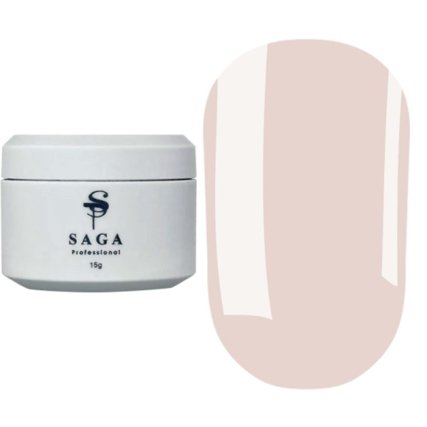 SAGA Professional Builder Pastel Color №03 - гель конструирующий, розовый пудровый, 15 мл