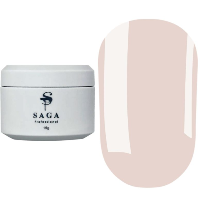 SAGA Professional Builder Pastel Color №03 - гель конструирующий, розовый пудровый, 15 мл