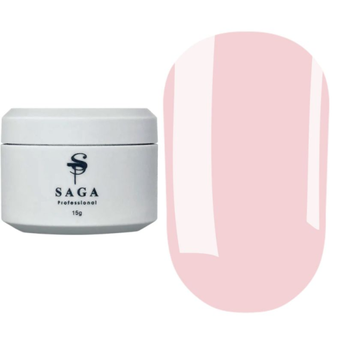 SAGA Professional Builder Pastel Color №04 - гель конструюючий, рожевий фарфор, 15 мл