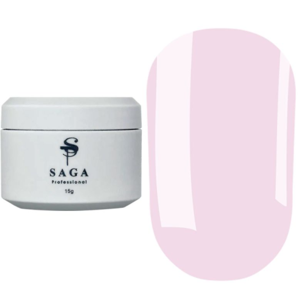 SAGA Professional Builder Pastel Color №06 - гель конструюючий, рожевий, 15 мл