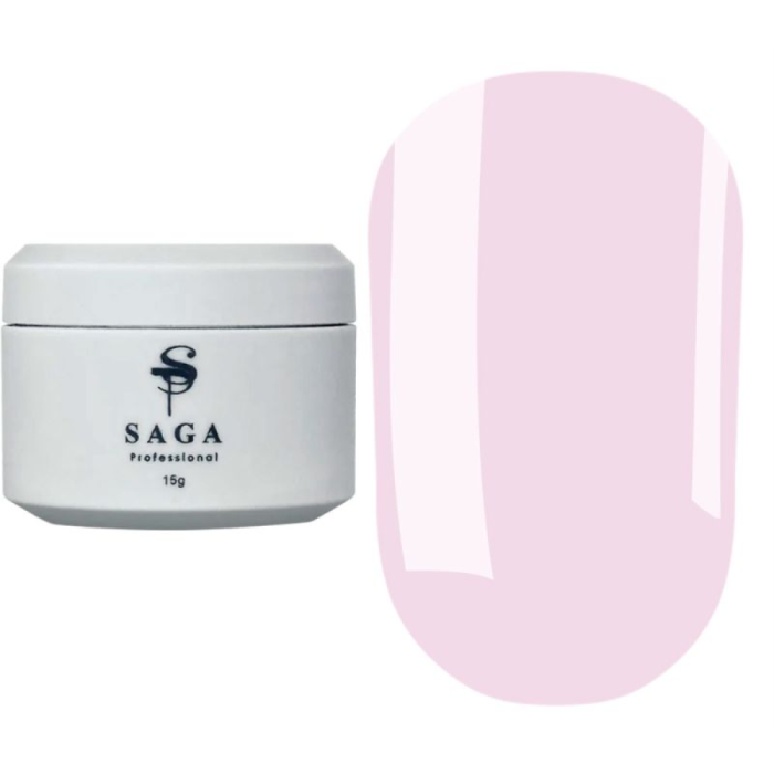 SAGA Professional Builder Pastel Color №06 - гель конструюючий, рожевий, 15 мл
