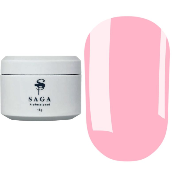 SAGA Professional Builder Pastel Color №11 - гель конструюючий, барбі рожевий, 15 мл