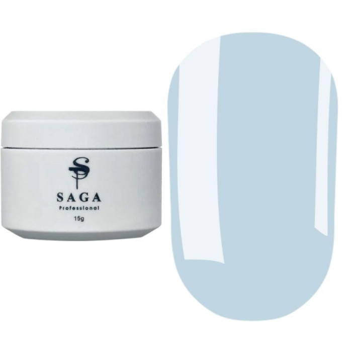 SAGA Professional Builder Pastel Color №12 - гель конструюючий, блакитний, 15 мл