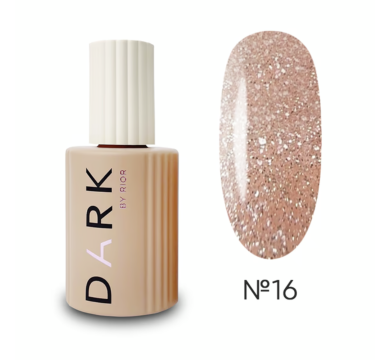 База камуфлююча DARK Pro Base Shine №16, рожево-бежева з шиммером, 15 мл