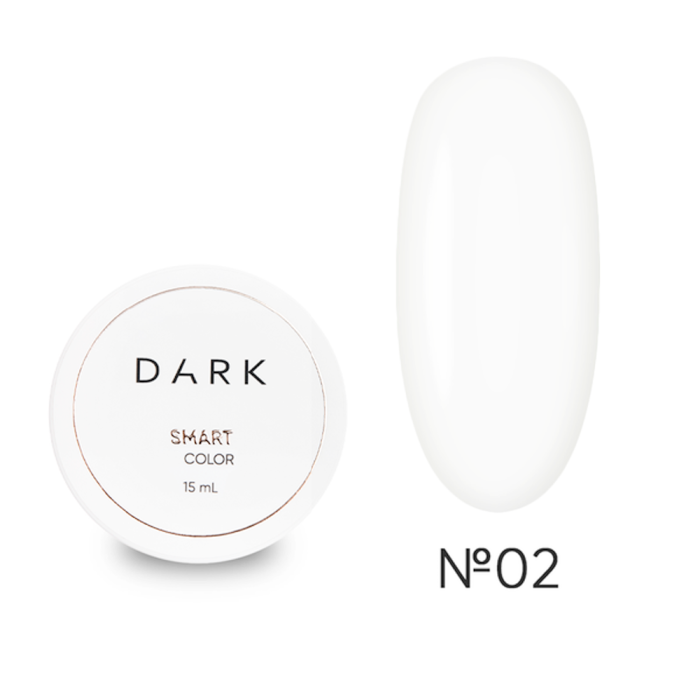 DARK Smart Builder Gel 02 - конструюючий гель, молочний, 15 мл