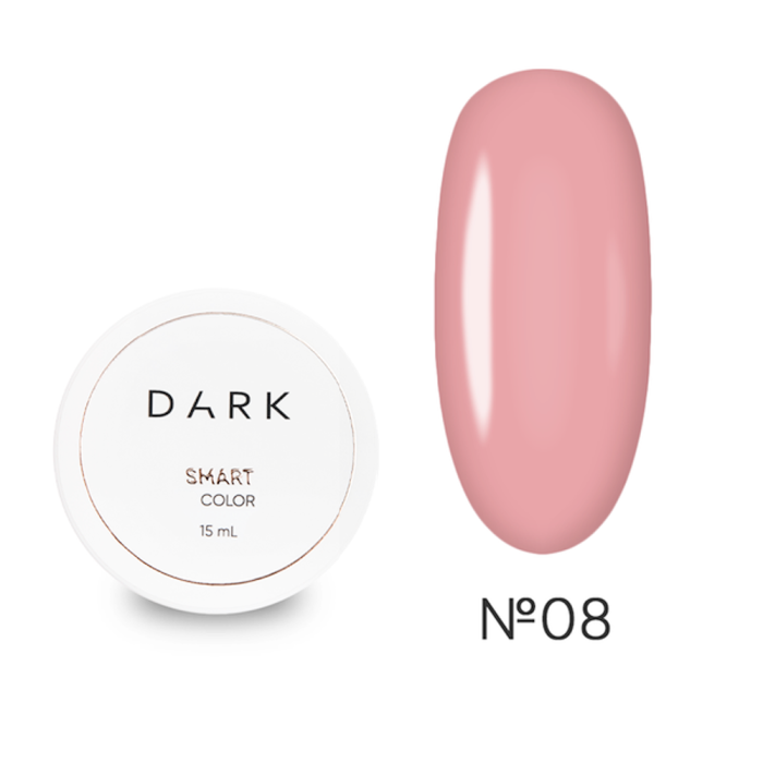 DARK Smart Builder Gel 08 - конструирующий гель, персиково-розовый, 15 мл