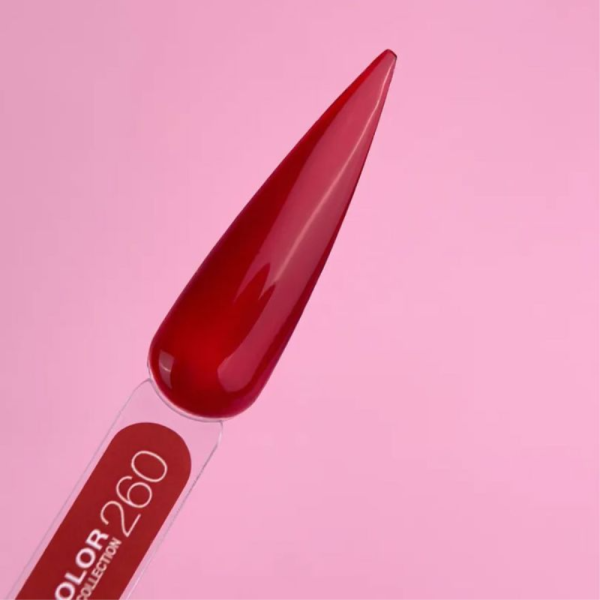 Гель-лак вітражний LUNA Color Kiss №260, малиновий, 8 мл