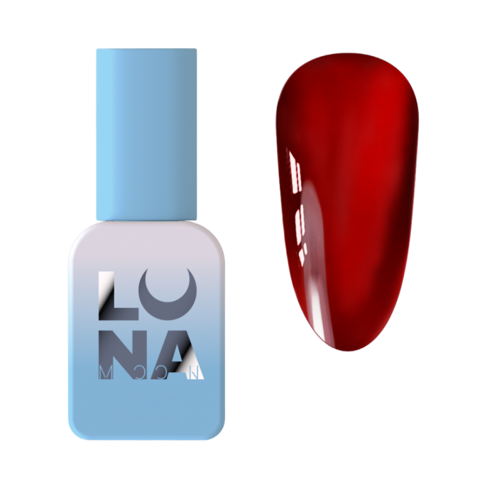 Гель-лак вітражний LUNA Color Kiss №261, винний, 8 мл