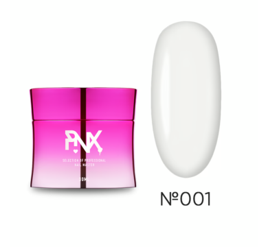 Pinx Builder gel I Love Nude №001 - конструирующий гель, молочный, 30 мл