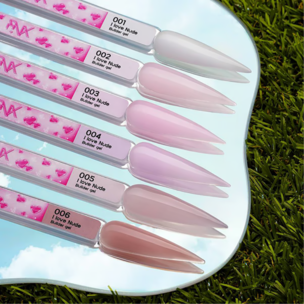 Pinx Builder gel I Love Nude №001 - конструюючий гель, молочний, 30 мл