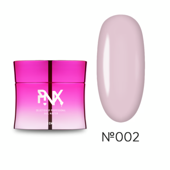 Pinx Builder gel I Love Nude №002 - конструирующий гель, светло-розовый, 30 мл