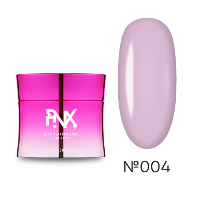 Pinx Builder gel I Love Nude №004 - конструирующий гель, холодный розовый, 30 мл