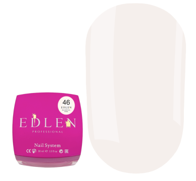 Гель для наращивания Edlen Builder Gel Cheesy №46, молочно-бежевый, 30 мл