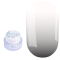 Гель-фарба Crooz 5в1 Art Gel Ombre №01, біла, 3 г