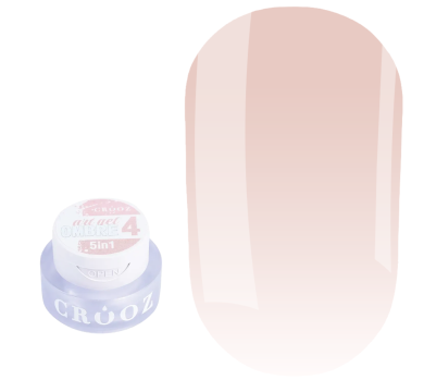 Гель-фарба Crooz 5в1 Art Gel Ombre №04, нюдова, 3 г
