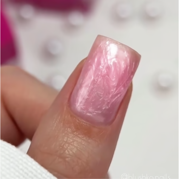 Гель для нарощування Edlen Builder Gel Pearl №53, перламутровий яскраво-рожевий, 15 мл