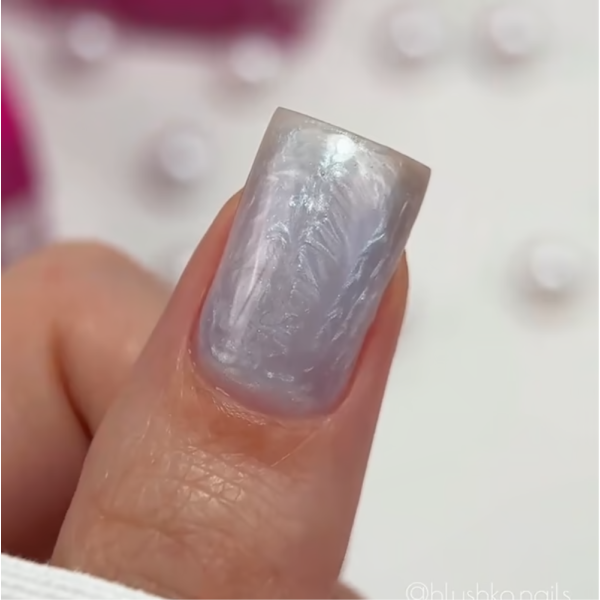 Гель для нарощування Edlen Builder Gel Pearl №56, перламутровий блакитний, 15 мл