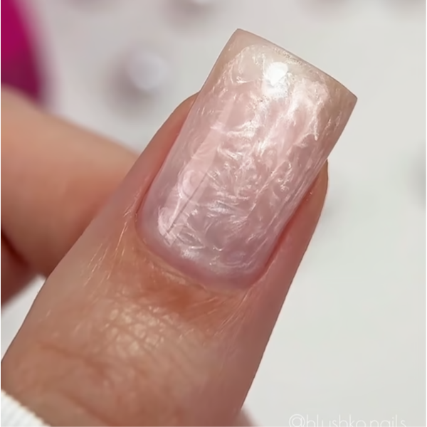 Гель для нарощування Edlen Builder Gel Pearl №50, перламутровий персиковий, 30 мл