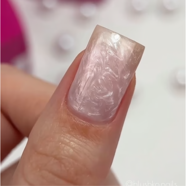 Гель для нарощування Edlen Builder Gel Pearl №51, перламутровий пудровий, 30 мл