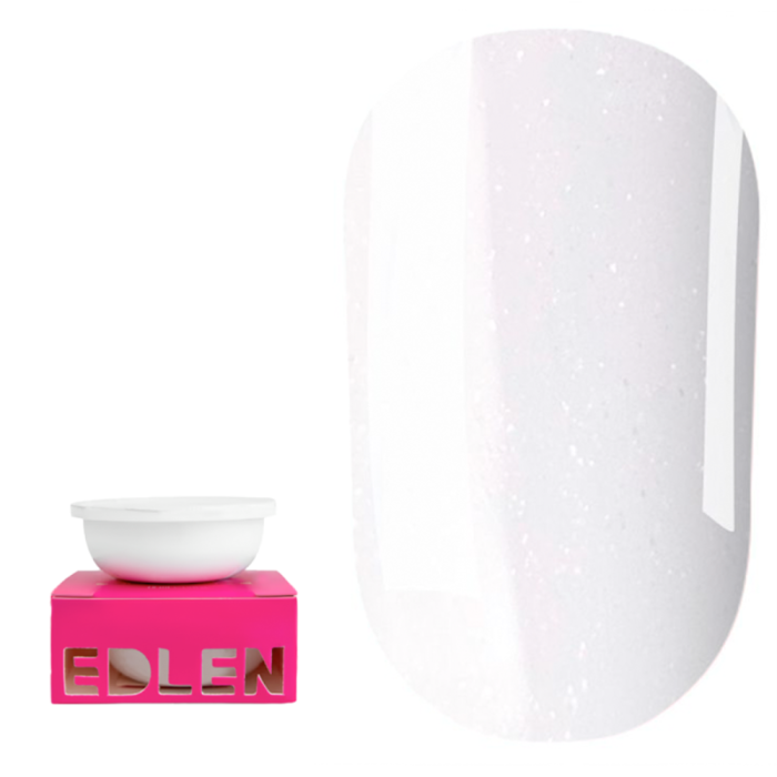 Змінний картридж Edlen Builder Gel Princess №23 - гель для нарощування, молочний з мікроблиском, 15