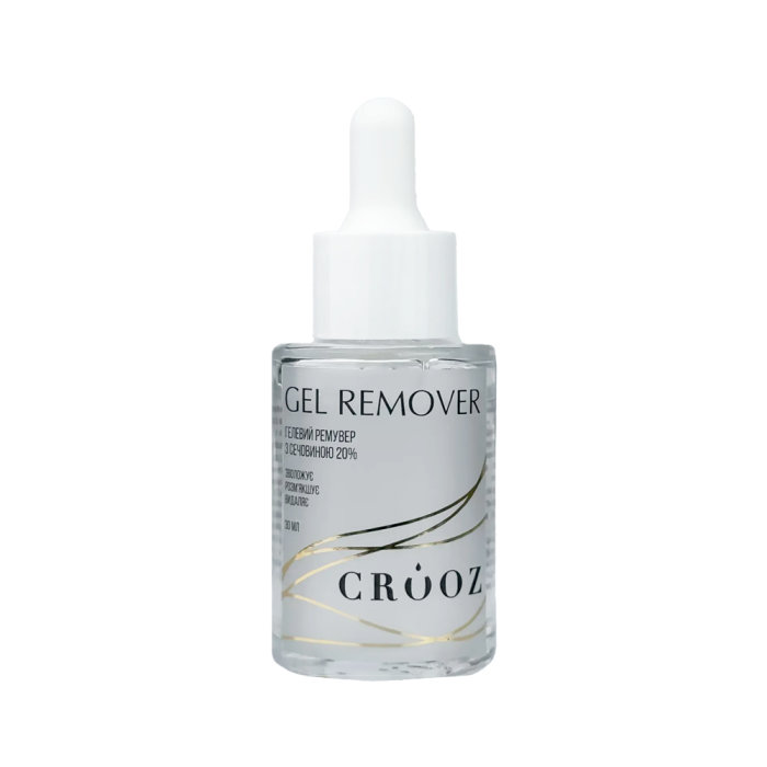 Гелевий ремувер для кутикули Crooz Gel Remover, на основі сечовини 20%, 30 мл