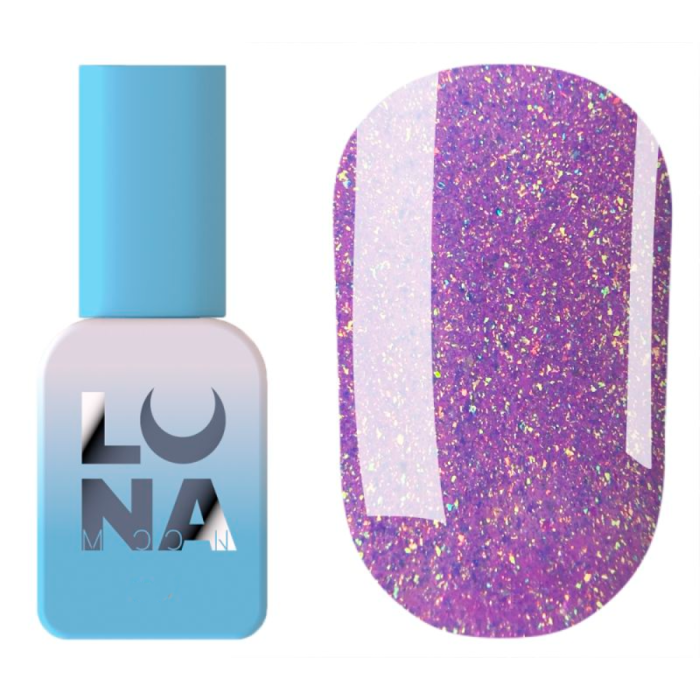 Гель-лак з ефектом втирки LUNA Color №200, бузково-фіолетовий, 8 мл