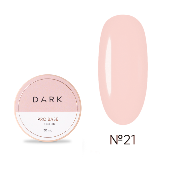 База камуфлююча DARK Pro Base №21, пісочно-персиковий нюд, 30 мл