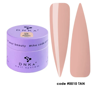 Гель-желе DNKa Jelly Gel #0010 Tan, карамельно-бежевий, 15 мл