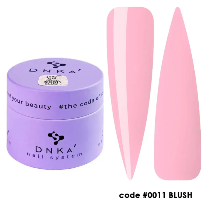 Гель-желе DNKa Jelly Gel #0011 Blush, розовый, 15 мл