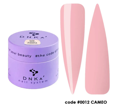 Гель-желе DNKa Jelly Gel #0012 Cameo, пастельно-рожевий, 15 мл
