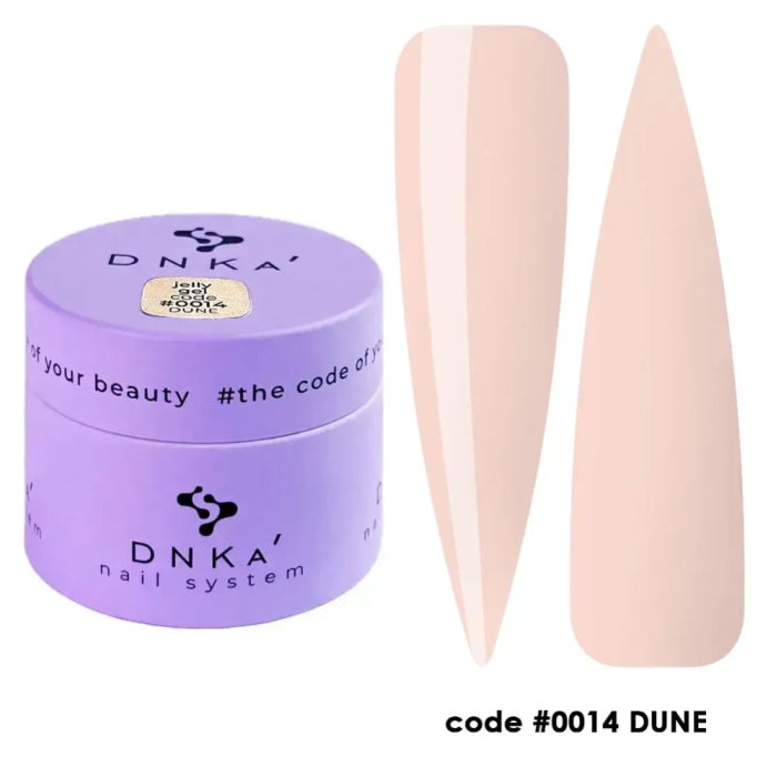 Гель-желе DNKa Jelly Gel #0014 Dune, пісочний, 15 мл