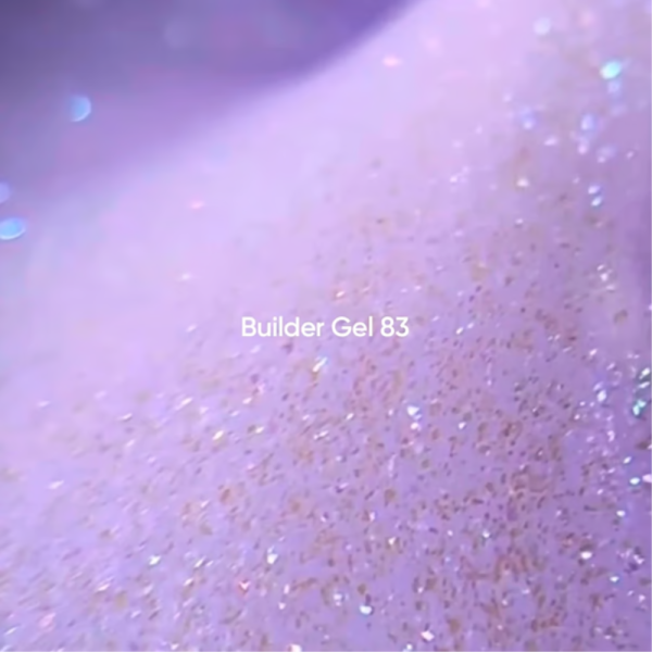 Гель для наращивания NAILSOFTHEDAY Builder Gel №83, фиолетовый с шиммером, 15 мл